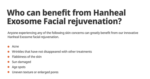 HANHEAL Facial Rejuvenation (Exosomes) - Image 3